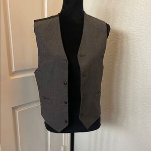 Chaps Reversible Vest gray/black with pants